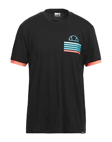ELLESSE T-shirt Black 100% Cotton