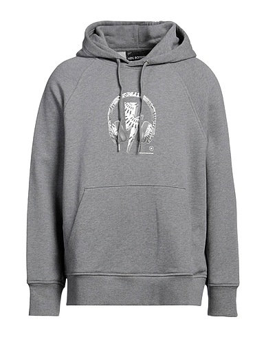 NEIL BARRETT Hooded sweatshirt Grey 100% Cotton