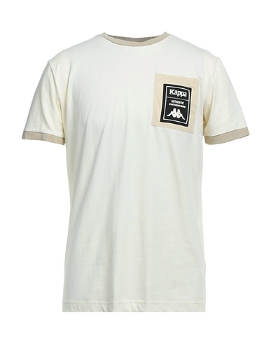 KAPPA T-Shirt Elfenbein 100% Baumwolle