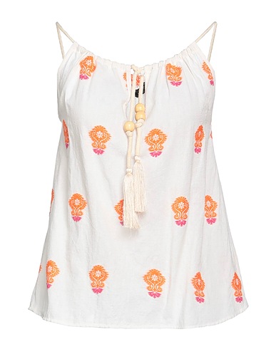 VANESSA SCOTT Top Arancione 62% Cotone, 30% Viscosa, 7% Poliestere, 1% Altre Fibre