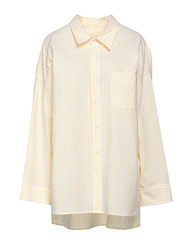 NINE IN THE MORNING Striped shirt Yellow 100% Cotton