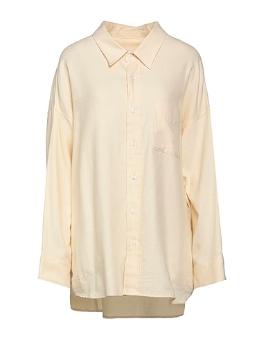NINE IN THE MORNING Solid colour shirts & blouses Beige 100% Cotton