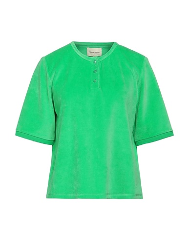 LOULOU STUDIO T-shirt Green 80% Cotton, 20% Polyamide