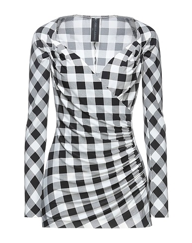 NORMA KAMALI T-shirt Black 95% Polyester, 5% Elastane