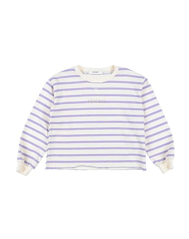 VICOLO Sweatshirt Lilac 50% Cotton, 50% Polyester