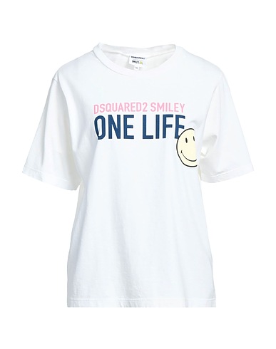 DSQUARED2 Oversize-T-Shirt White 100% Cotton