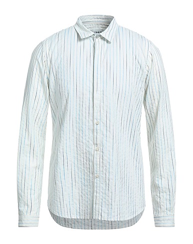 BERNA Striped shirt Ivory 65% Polyester, 35% Cotton