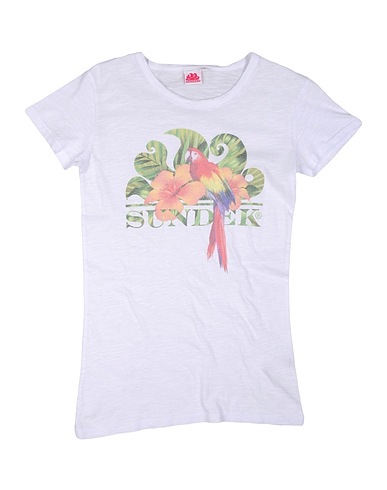 SUNDEK T-shirt White 100% Cotton