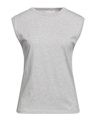 LOULOU STUDIO T-shirt Light grey 100% Pima Cotton