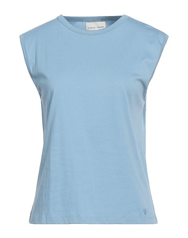 LOULOU STUDIO T-shirt Sky blue 100% Pima Cotton
