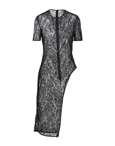 MCQUEEN Evening top Black 62% Cotton, 38% Polyamide