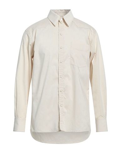 LEMAIRE Einfarbiges Hemd Elfenbein 62% Baumwolle, 38% Polyester