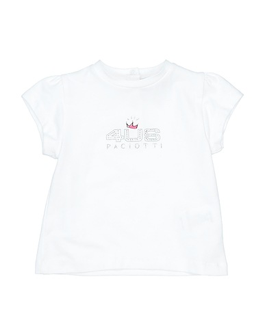 PACIOTTI 4US T-shirt White 95% Cotton, 5% Textile fibres