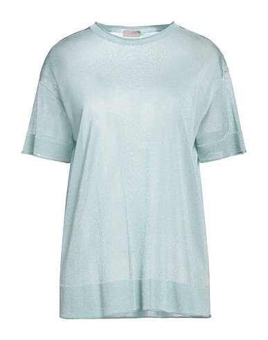 MRZ T-Shirt Himmelblau 82% Viskose, 18% Metallfaser