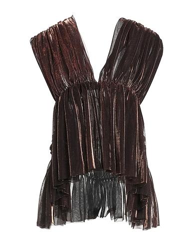 CIRCUS HOTEL Top Brown 70% Polyamide, 30% Polyester