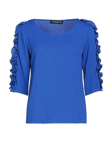FRANKIE MORELLO Top Bright blue 100% Polyester