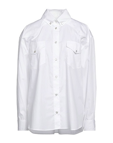 ALEXANDRE VAUTHIER Solid color shirts & blouses White 100% Cotton