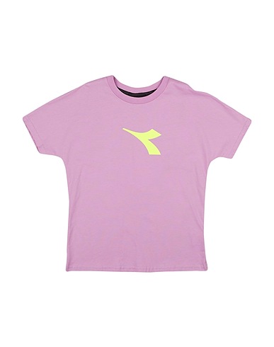 DIADORA T-shirt Lilac 100% Cotton