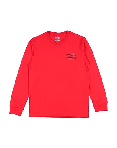 VANS T-Shirt BY FULL PATCH BACK LS BOYS Rot 100% Baumwolle