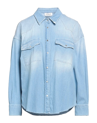 DONDUP Jeanshemd Blau 98% Baumwolle, 2% Elastan
