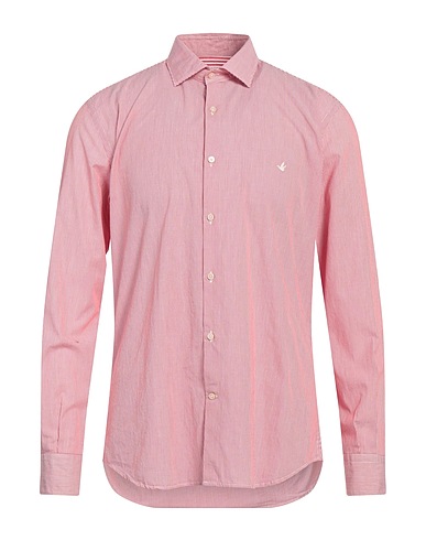 BROOKSFIELD Striped shirt Red 100% Cotton