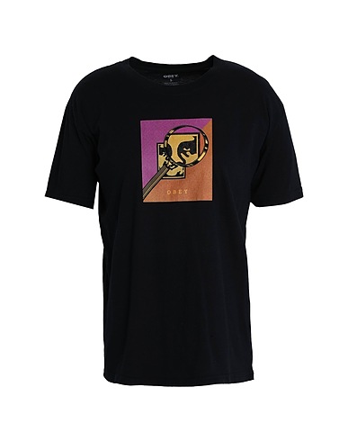 OBEY T-shirt Black 100% Organic cotton