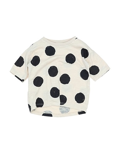 1 + IN THE FAMILY T-shirt Beige 100% Cotton, Elastane
