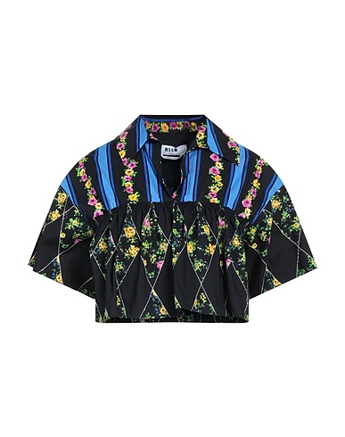 MSGM Top Black 100% Cotton