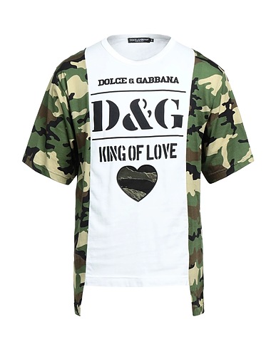 DOLCE&GABBANA T-shirt White 100% Cotton, Polyester