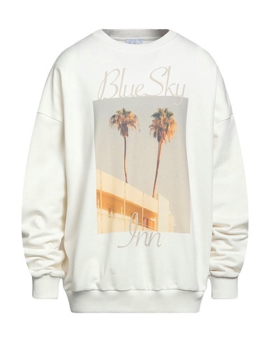 BLUE SKY INN Sweatshirt Ivory 100% Cotton, Elastane