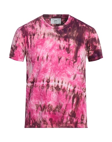 AMI ALEXANDRE MATTIUSSI T-shirt Fuchsia 99% Cotton, 1% Elastane