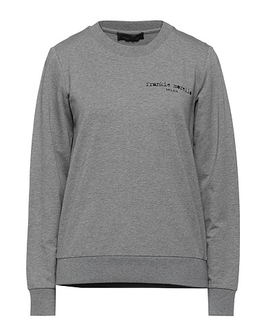 FRANKIE MORELLO Sweatshirt Grey 96% Cotton, 4% Elastane