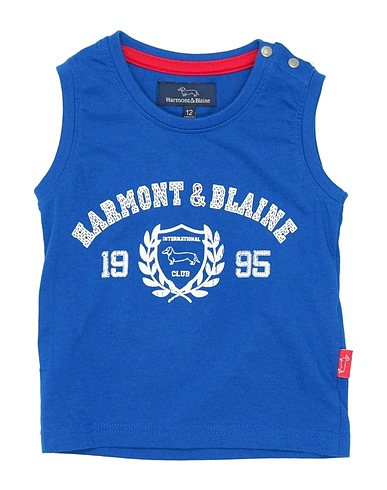 HARMONT & BLAINE Canotta Blu 100% Cotone