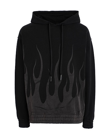 VISION OF SUPER Hooded sweatshirt Black 100% Cotton