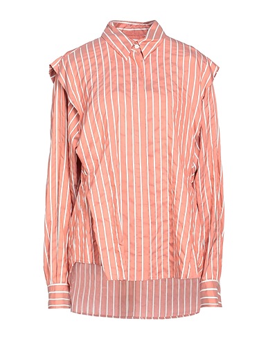ISABEL MARANT Striped shirt Antique rose 58% Silk, 42% Cupro
