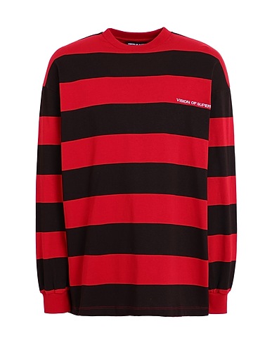 VISION OF SUPER T-shirt Red 100% Cotton