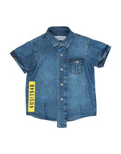 PACIOTTI 4US Denim shirt Blue 100% Cotton