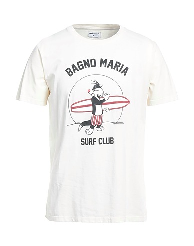 FRONT STREET 8 T-shirt Ivory 100% Cotton
