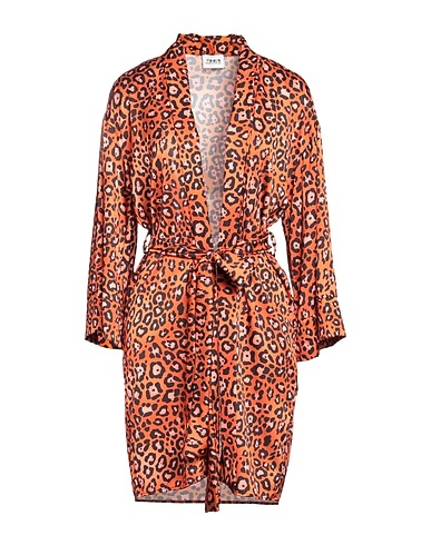 BERNA Patterned shirts & blouses Rust 97% Polyester, 3% Elastane