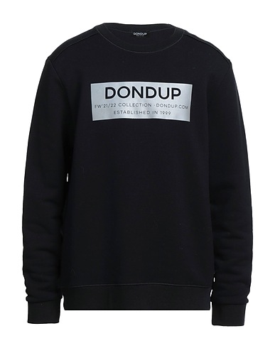 DONDUP Sweatshirt Black 100% Cotton, Elastane