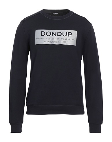 DONDUP Sweatshirt Midnight blue 100% Cotton, Elastane
