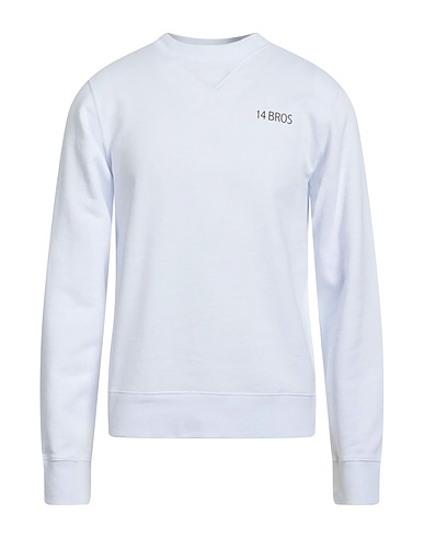14BROS Sweatshirt White 100% Cotton