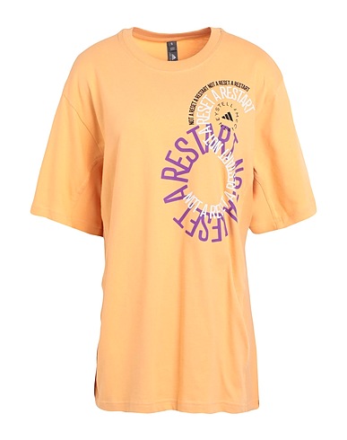 ADIDAS by STELLA McCARTNEY オーバーサイズTシャツ ASMC T-SHIRT
 あんず色 オーガニックコットン 100%