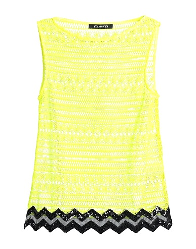 CUSTO BARCELONA Top Yellow 100% Polyester