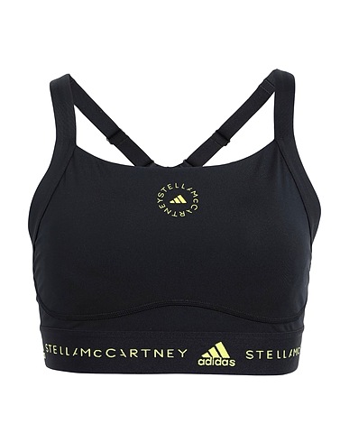 ADIDAS by STELLA McCARTNEY Crop top ASMC TPR BRA
 Black 79% Recycled polyester, 21% Elastane