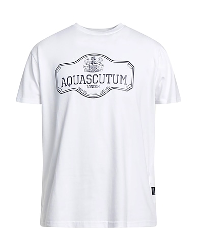 AQUASCUTUM ACTIVE T-shirt White 95% Cotton, 5% Elastane