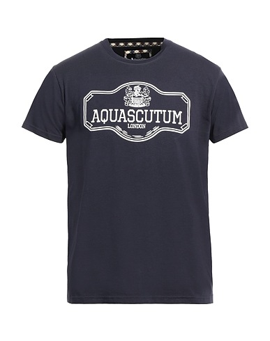 AQUASCUTUM ACTIVE T-Shirt Marineblau 95% Baumwolle, 5% Elastan