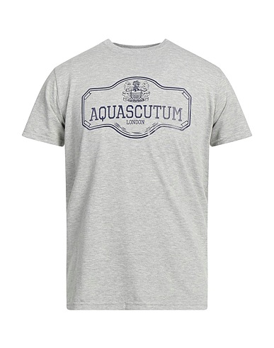 AQUASCUTUM ACTIVE T-shirt Grey 95% Cotton, 5% Elastane
