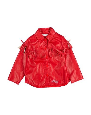 PHILOSOPHY di LORENZO SERAFINI Solid colour shirts & blouses Red 68% Polyurethane, 32% Viscose