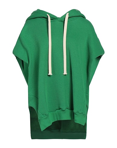 HALFBOY Hooded track jacket  Green 80% Cotton, 17% Polyamide, 3% Cashmere, Elastane